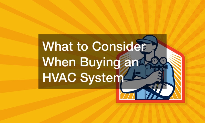 What to Consider When Buying an HVAC System