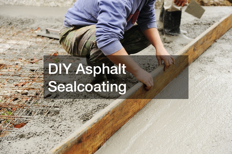 DIY Asphalt Sealcoating
